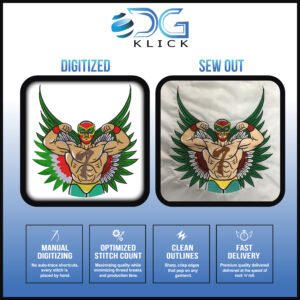 DG Klick LUCHADOR JACKET BACK